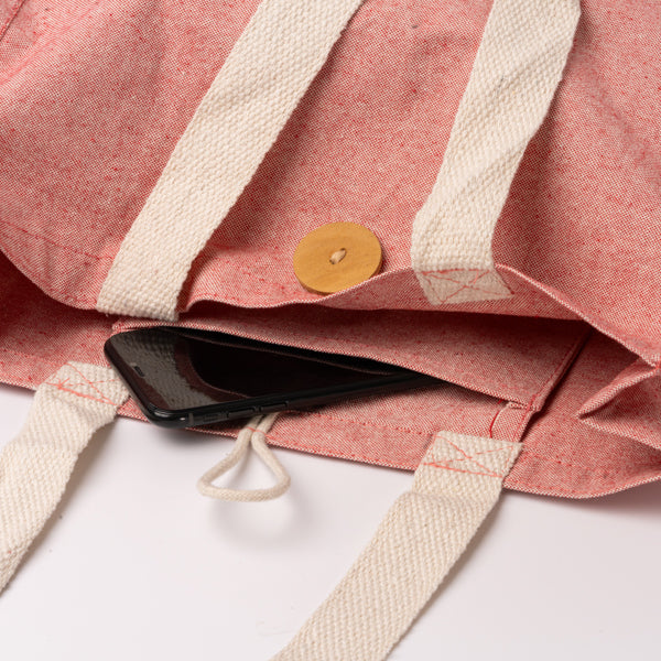 SAC EN COTON RECYCLÉ 300G FINITION CHINÉ ‘VENICIA'