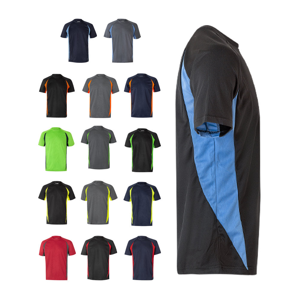 T-SHIRT TECHNIQUE BICOLORE VELILLA 'RESLAY PRO'