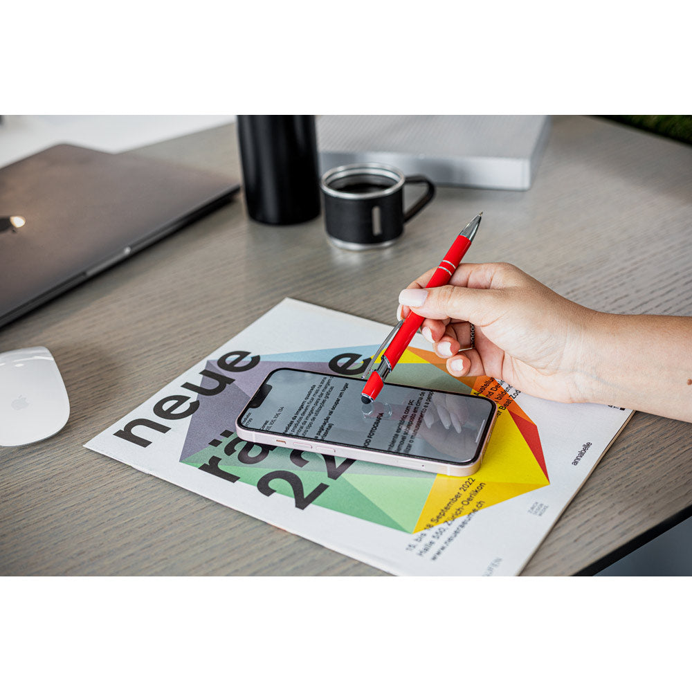 STYLO À BILLE AVEC CORPS EN ALUMINIUM RECYCLÉ 'STRONG'