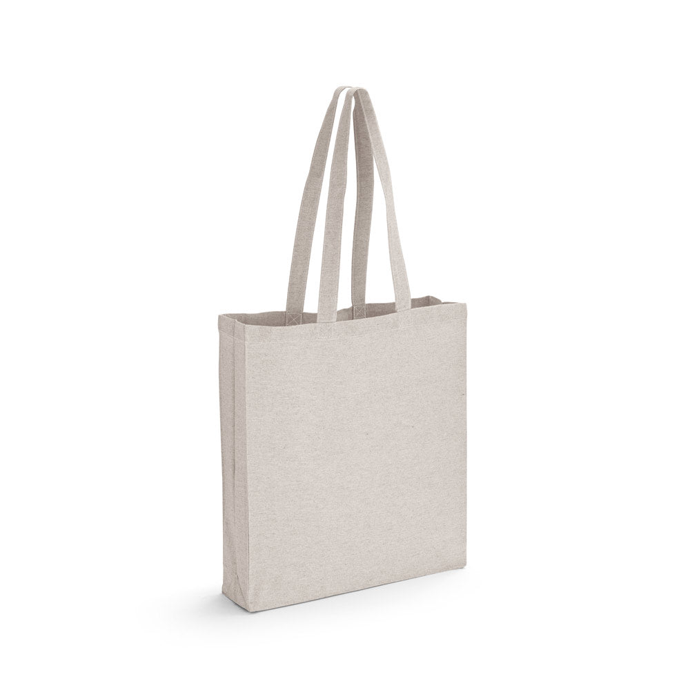 SAC SHOPPING AVEC SOUFFLET EN COTON 140G/M2 ‘LAFEUILLE'