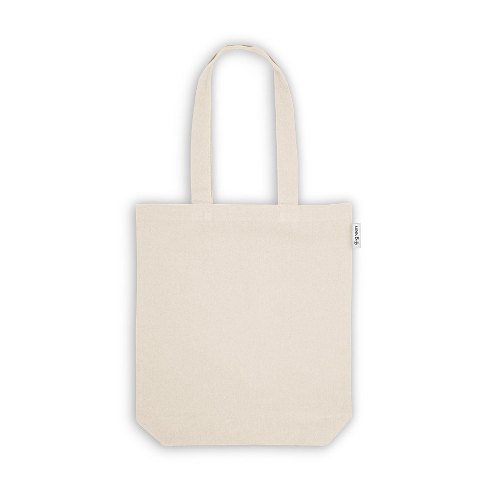 SAC SHOPPING EN COTON RECYCLÉ 220G/M2 ‘BLANC'