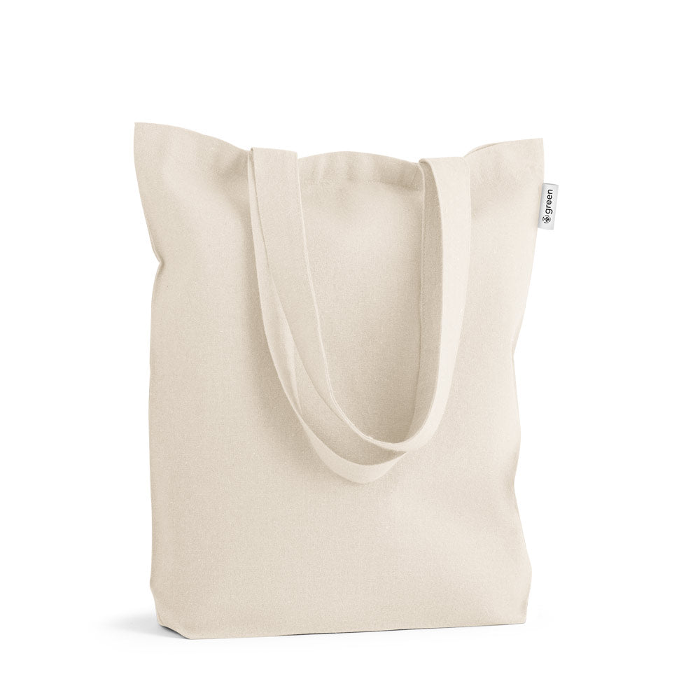 SAC SHOPPING EN COTON RECYCLÉ 220G/M2 ‘BLANC'