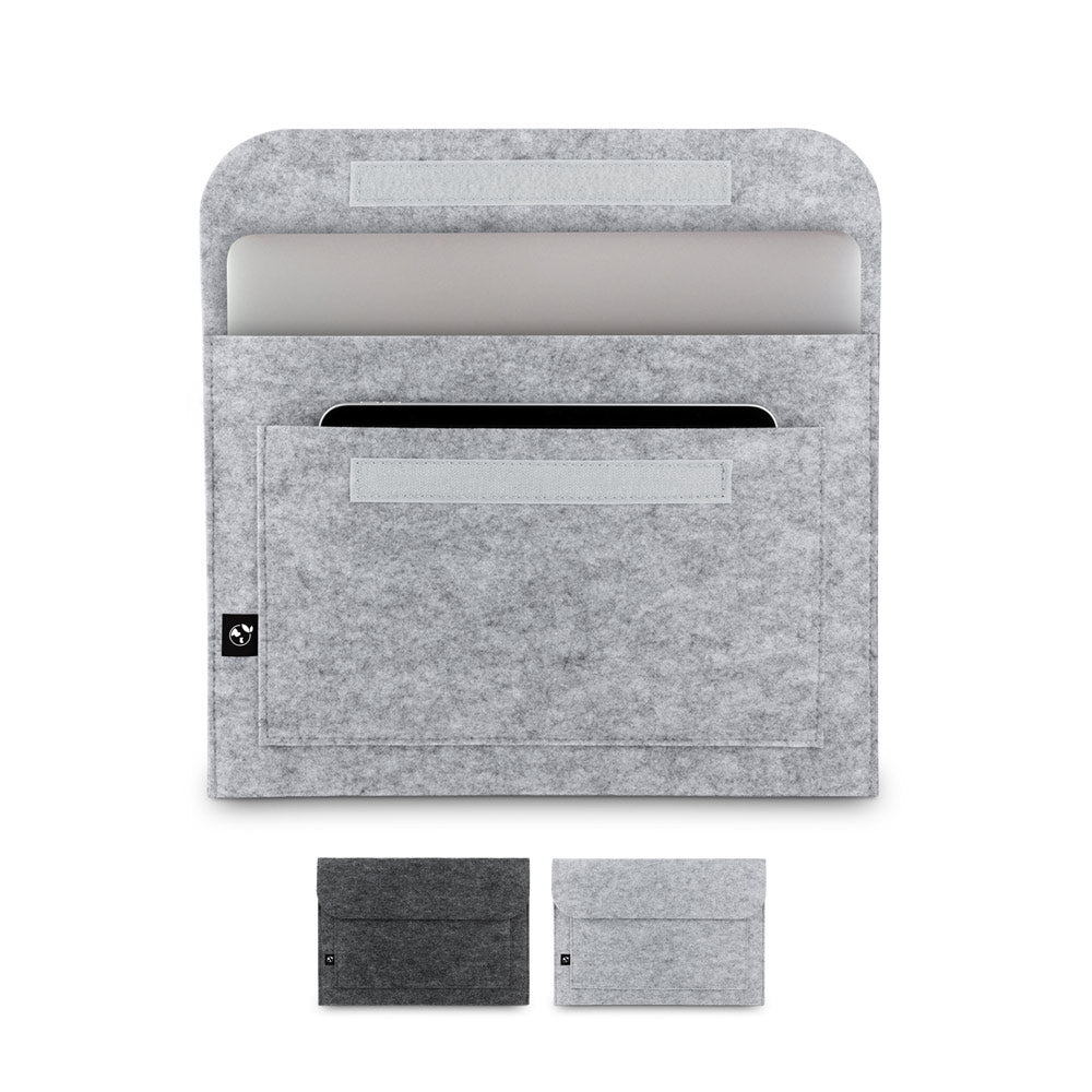 SACOCHE POUR ORDINATEUR PORTABLE EN FEUTRINE ‘STEEVE'