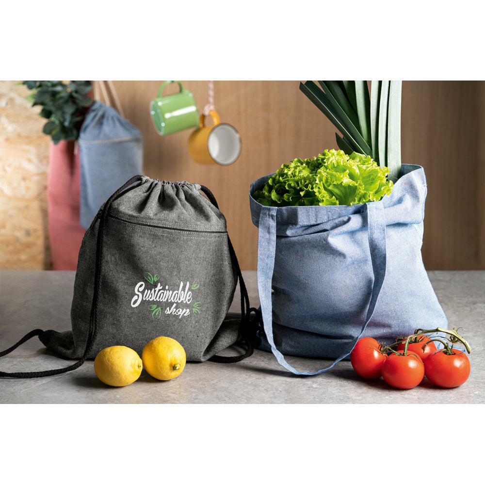 TOTE BAG COTON RECYCLÉ 140G/M2 ‘PALMIER'