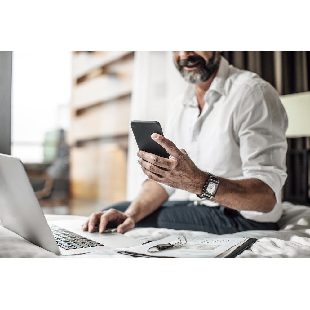 PORTE-CLÉS EN METAL ET PU 'BOURCH'