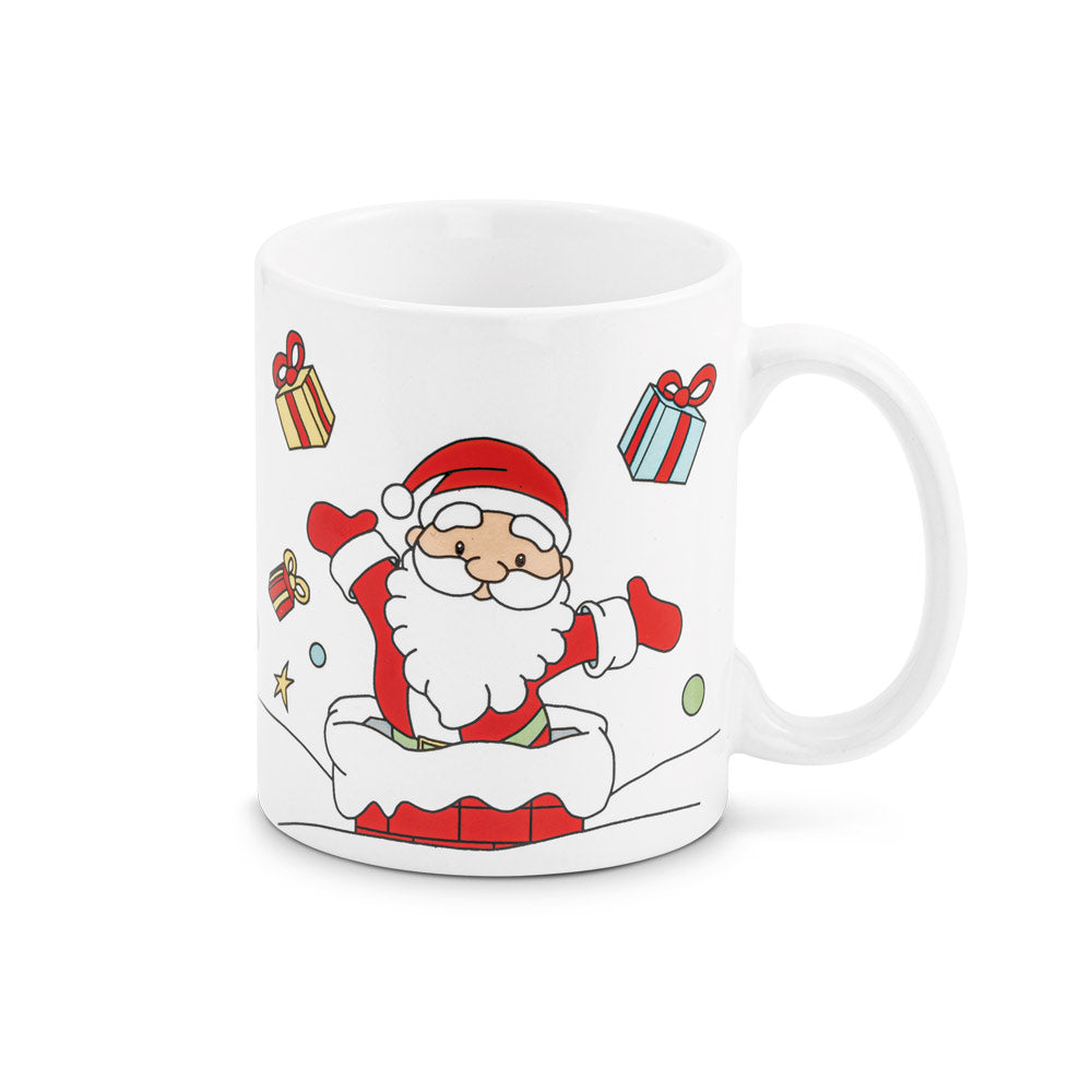 TASSE EN CÉRAMIQUE AVEC IMPRESSION DE NOËL ‘MONT-BLANC'