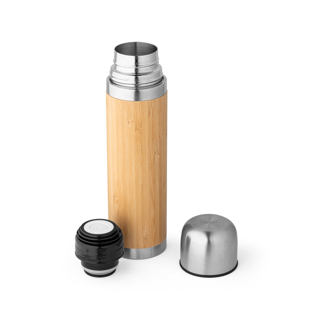 THERMOS EN BAMBOU ET ACIER INOX 450 ML 'CEYLAN'