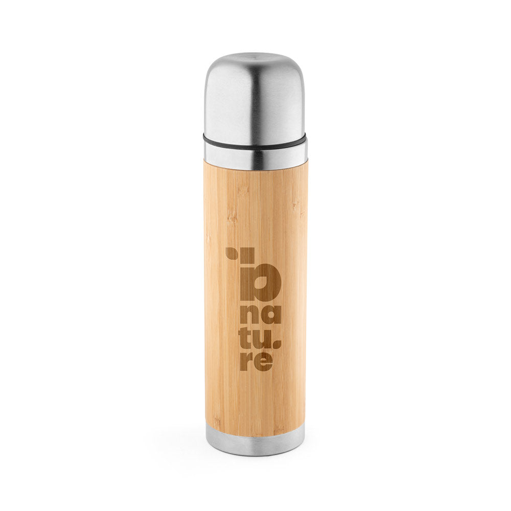 THERMOS EN BAMBOU ET ACIER INOX 450 ML 'CEYLAN'