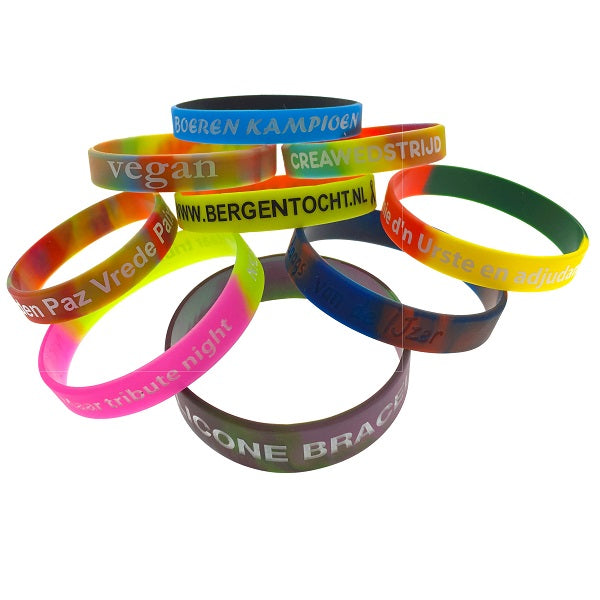 BRACELET EN SILICONE MARBRÉ