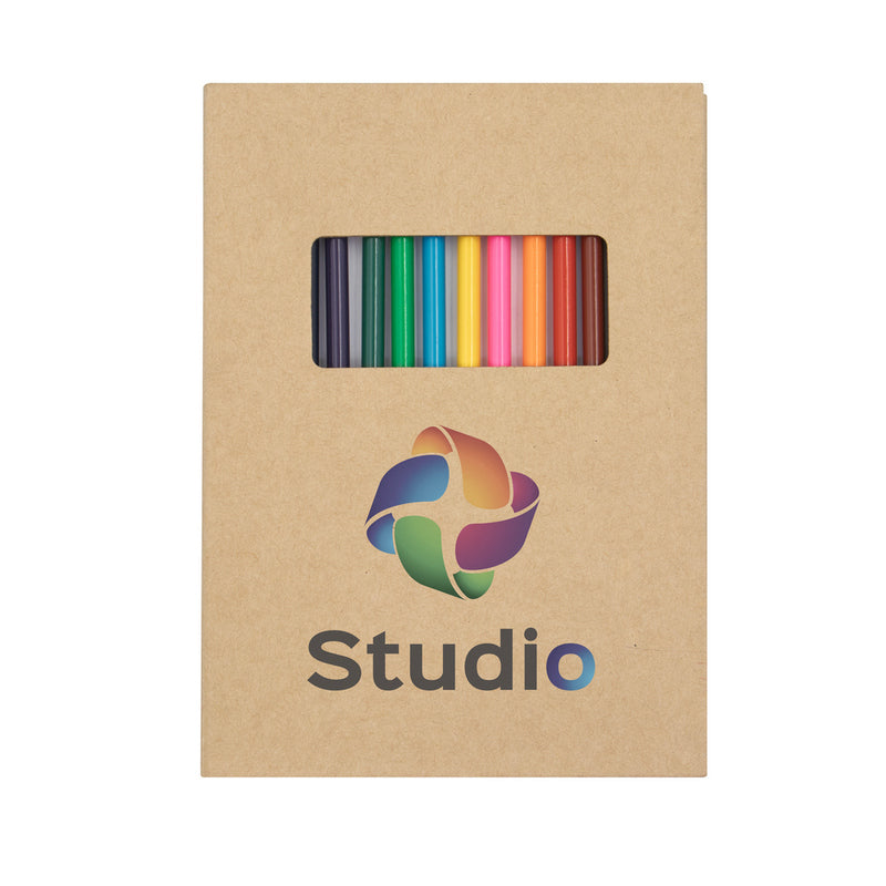 SET DE CRAYONS DE COULEUR ET CARNET DE NOTES ‘PADDY'