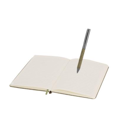 COFFRET CADEAU CARNET A5 + STYLO EN FIBRE DE THE