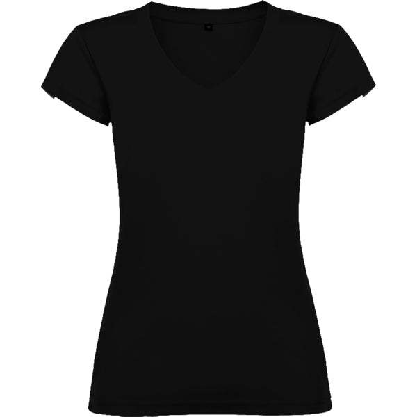 TEE-SHIRT COL V FEMME ’VICTORIA’ 155 G/M2