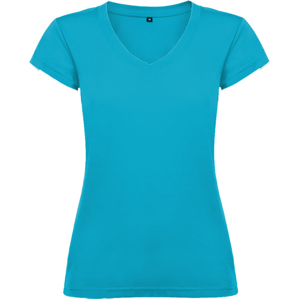 TEE-SHIRT COL V FEMME ’VICTORIA’ 155 G/M2