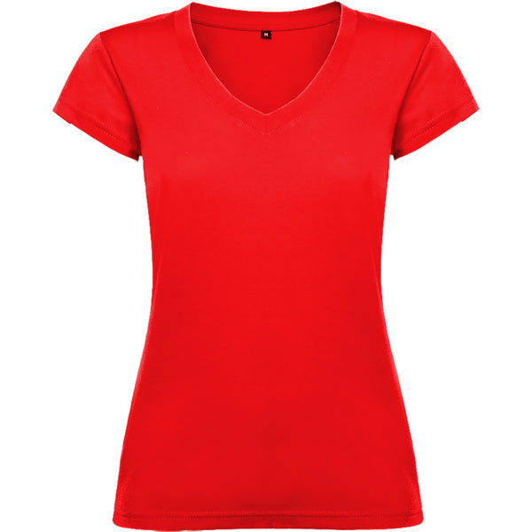 TEE-SHIRT COL V FEMME ’VICTORIA’ 155 G/M2