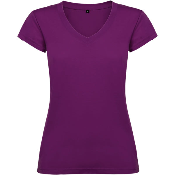 TEE-SHIRT COL V FEMME ’VICTORIA’ 155 G/M2