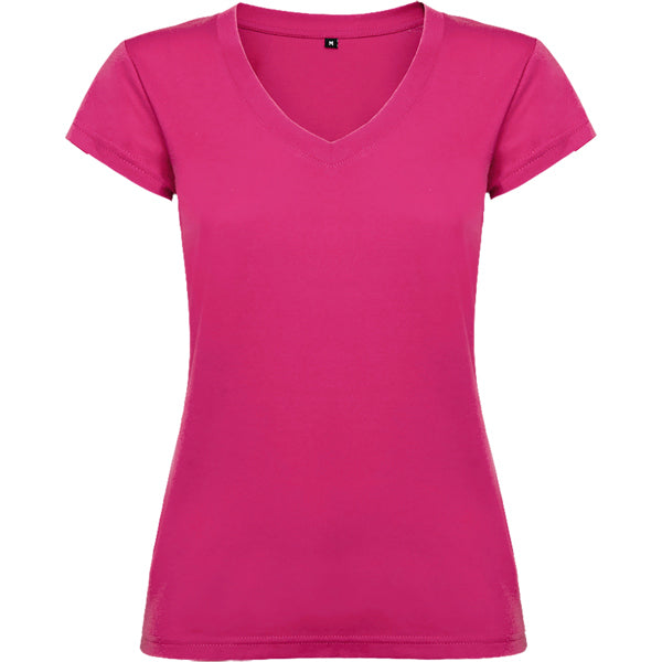 TEE-SHIRT COL V FEMME ’VICTORIA’ 155 G/M2