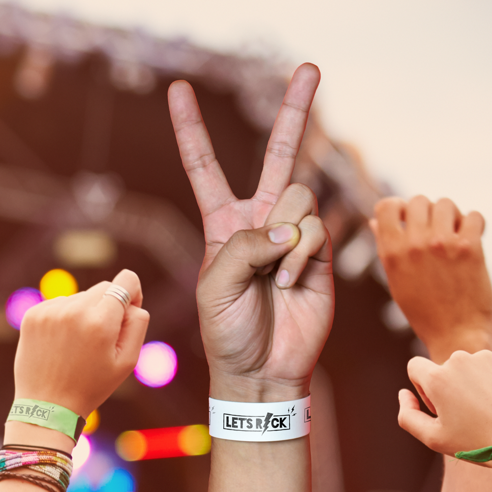 BRACELET EN PAPIER TYVEK IMPRIMÉ