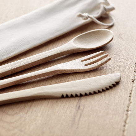 COUVERTS EN BAMBOU ‘PANDA'