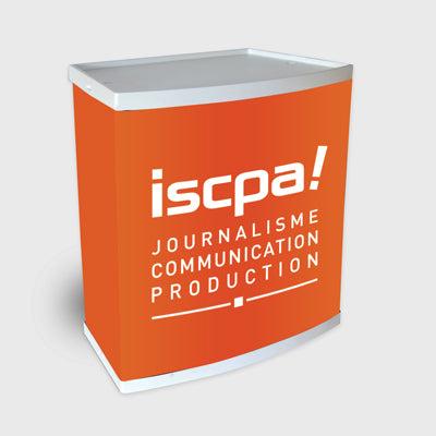 COMPTOIR D’ACCUEIL VISUEL PVC RECTANGLE