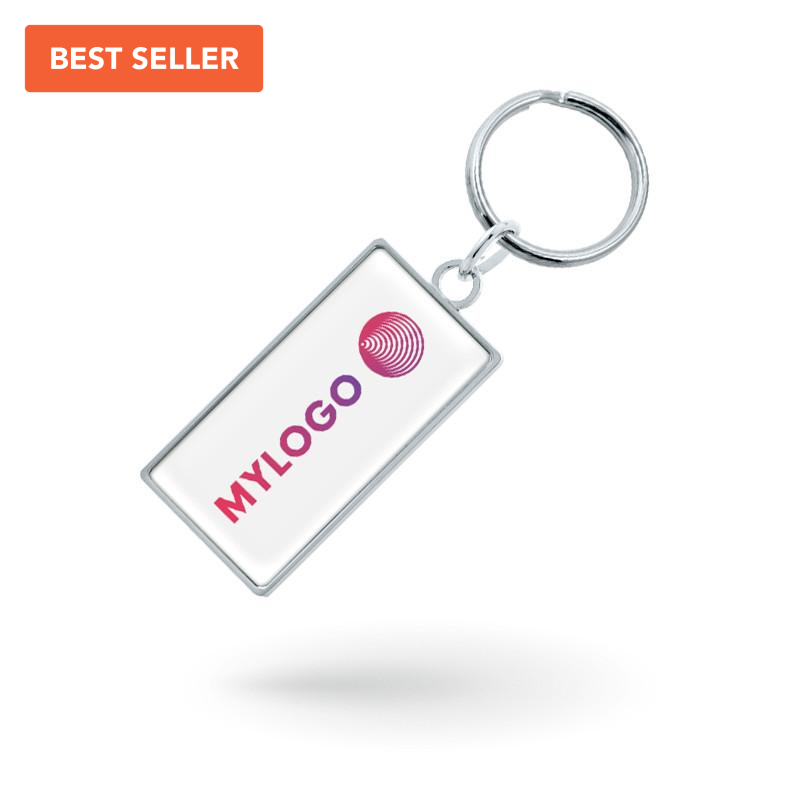 PORTE-CLÉS BASE FER PERSONNALISABLE AVEC ÉPOXY