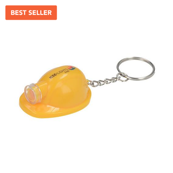 Porte-clés casque publicitaire lumineux Led